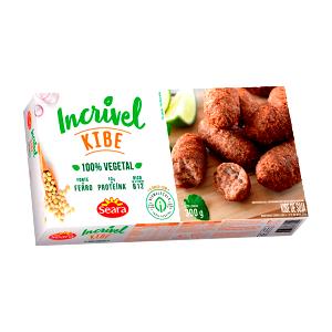 Quantas calorias em 100 g Incrível Kibe 100% Vegetal?