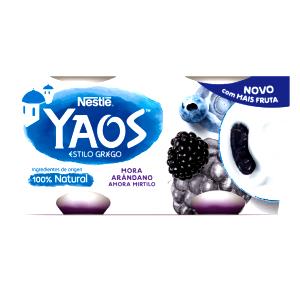 Quantas calorias em 100 g Iogurte de Amora e Blueberry?