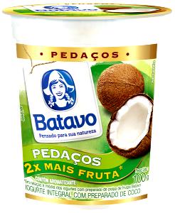 Quantas calorias em 100 g Iogurte de Coco?