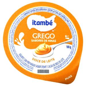 Quantas calorias em 100 g Iogurte Grego Doce de Leite?