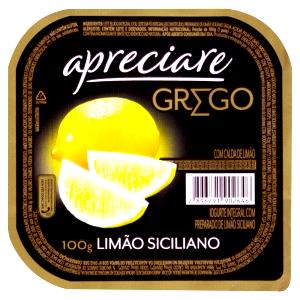 Quantas calorias em 100 g Iogurte Grego Limão Siciliano?