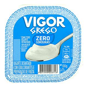 Quantas calorias em 100 g Iogurte Grego sem Açúcar?