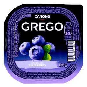 Quantas calorias em 100 g Iogurte Maçã e Blueberry?