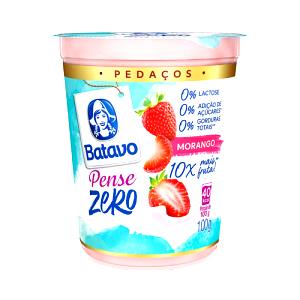 Quantas calorias em 100 g Iogurte Morango Zero Lactose?