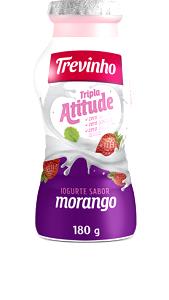 Quantas calorias em 100 g Iogurte Tripla Atitude Morango?