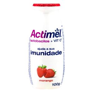 Quantas calorias em 100 g Leite Fermentado Desnatado com Polpa de Fruta?