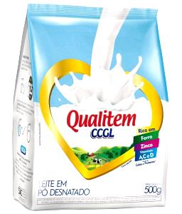 Quantas calorias em 100 G Leite (sem Gordura com Vitamina A e Proteína)?