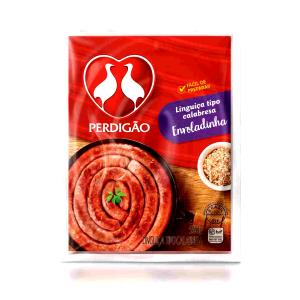 Quantas calorias em 100 g Linguiça tipo Calabresa Enroladinha?