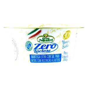 Quantas calorias em 100 g Manteiga Extra com Sal Zero Lactose?