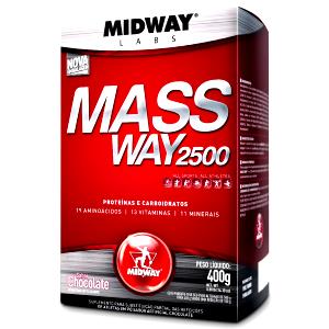 Quantas calorias em 100 g Mass Way 2500?