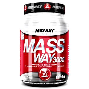 Quantas calorias em 100 g Mass Way 3000?