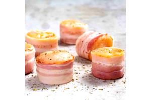 Quantas calorias em 100 g Medalhão Temperado de Filé de Peito de Frango com Bacon?