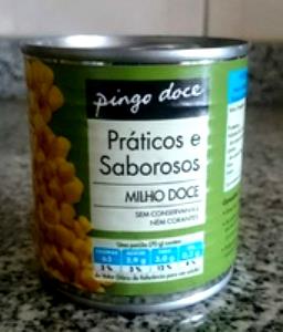 Quantas calorias em 100 G Milho Doce Amarelo (Miolo Inteiro, Sólidos Escorridos, Enlatado)?