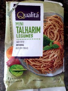 Quantas calorias em 100 g Mini Talharim Legumes?