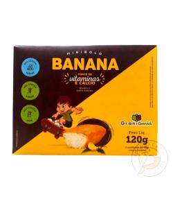 Quantas calorias em 100 g Minibolo Sabor Banana?