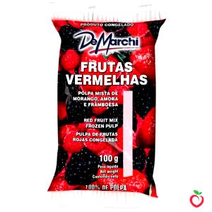 Quantas calorias em 100 g Mix de Frutas Vermelhas Congeladas?