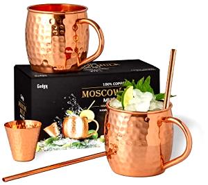 Quantas calorias em 100 G Moscow Mule?