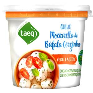 Quantas calorias em 100 g Mozzarella de Búfala Cerejinha Zero Lactose?