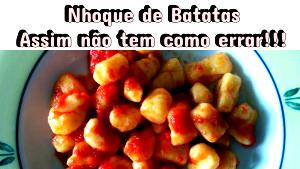 Quantas calorias em 100 g Nhoque de Batata?