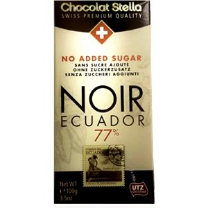 Quantas calorias em 100 g Noir Ecuador 77%?