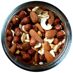 Quantas calorias em 100 g Nuts Mix?