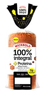 Quantas calorias em 100 g Pão de Forma + Proteína 100% Integral?