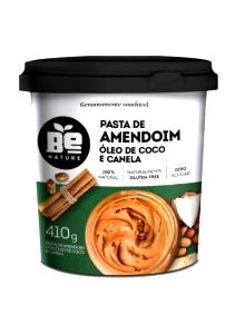 Quantas calorias em 100 g Pasta de Amendoim Óleo de Coco e Canela?