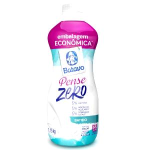 Quantas calorias em 100 g Pense Zero Batido?