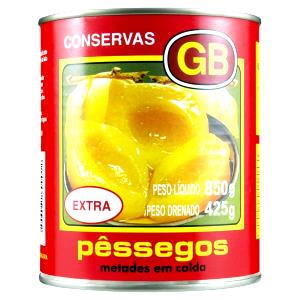 Quantas calorias em 100 G Pêssegos (Sólido e Líquido, em Calda Extra Light, Enlatado)?