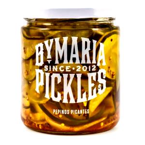 Quantas calorias em 100 G Pickles De Pepino Picantes?