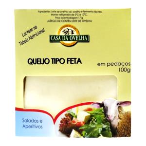 Quantas calorias em 100 G Queijo Feta?