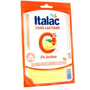 Quantas calorias em 100 g Queijo Mussarela Fatiado 0% Lactose?