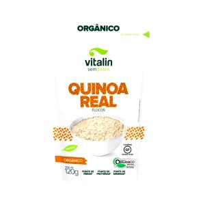 Quantas calorias em 100 g Quinoa Real Flocos?