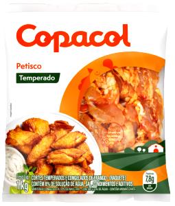 Quantas calorias em 100 g Raquete de Frango?