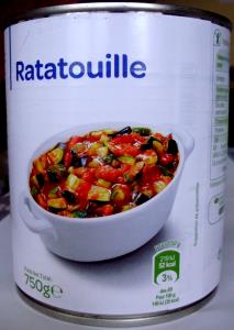 Quantas calorias em 100 G Ratatouille?