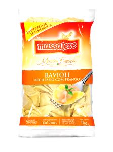 Quantas calorias em 100 g Ravioli Recheado com Frango?