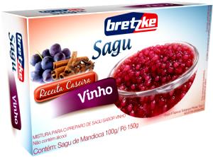 Quantas calorias em 100 G Sagu com Vinho?