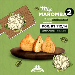 Quantas calorias em 100 g Salgado Maromba Coxinha?