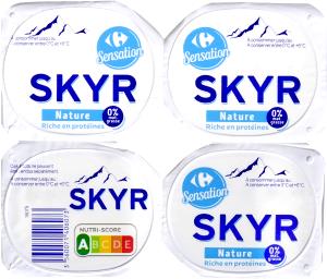 Quantas calorias em 100 g Skyr?