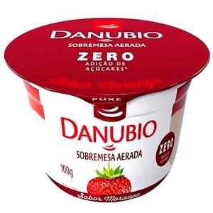 Quantas calorias em 100 g Sobremesa Aerada Morango?