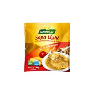 Quantas calorias em 100 G Sopa de Vegetais (Enlatado, Condensado)?