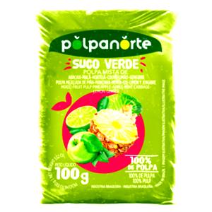 Quantas calorias em 100 G Sumo Verde?