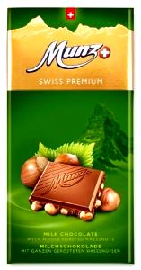 Quantas calorias em 100 g Swiss Premium Chocolate?