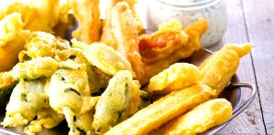 Quantas calorias em 100 G Tempura de Vegetais?