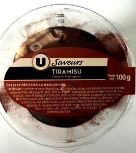 Quantas calorias em 100 G Tiramisu?