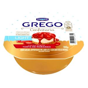 Quantas calorias em 100 g Yogurte Grego Confeitaria?