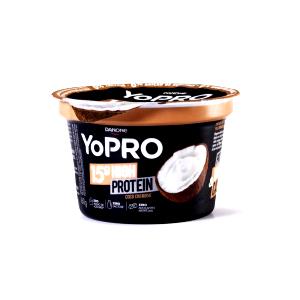 Quantas calorias em 100 g Yopro 15G High Protein Coco Cremoso?