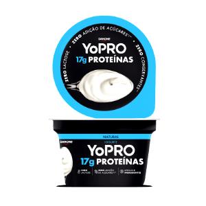 Quantas calorias em 100 g YoPRO 17G High Protein Natural?