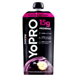 Quantas calorias em 100 g Yopro Açaí com Banana?