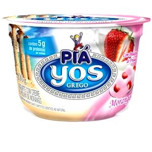 Quantas calorias em 100 g Yos Grego Morango?